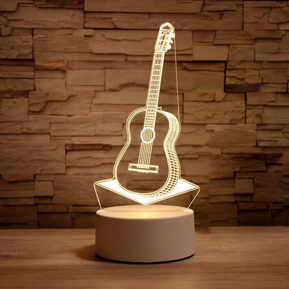 3D Table Night Lamp