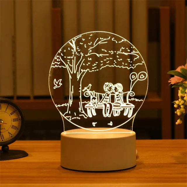 3D Table Night Lamp