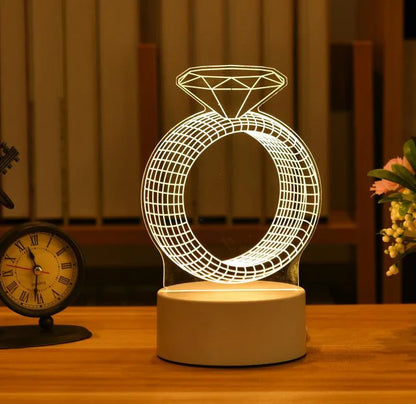 3D Table Night Lamp