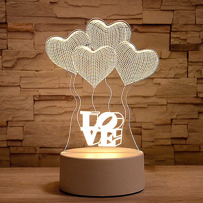 3D Table Night Lamp