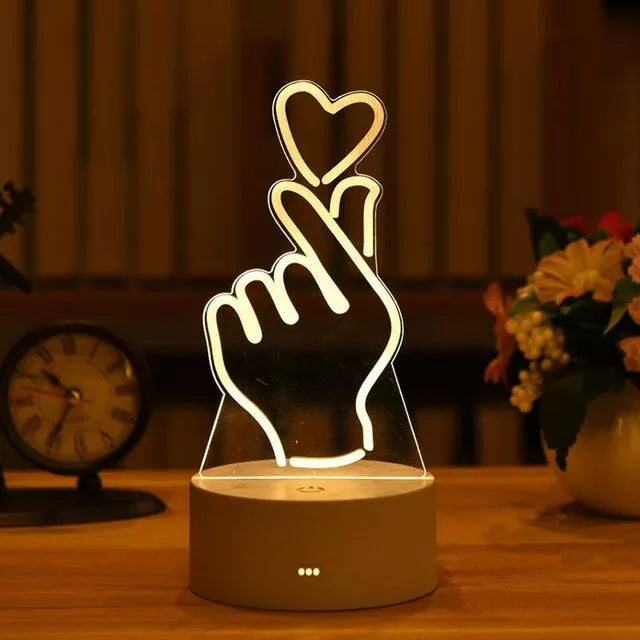 3D Table Night Lamp