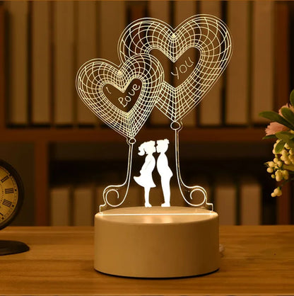 3D Table Night Lamp