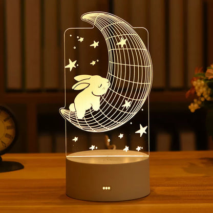 3D Table Night Lamp