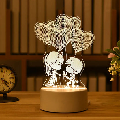 3D Table Night Lamp