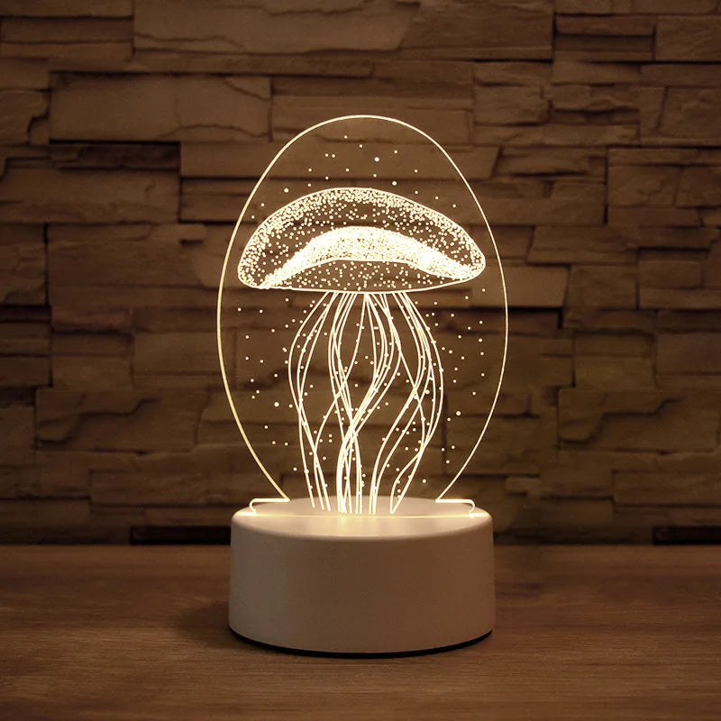 3D Table Night Lamp